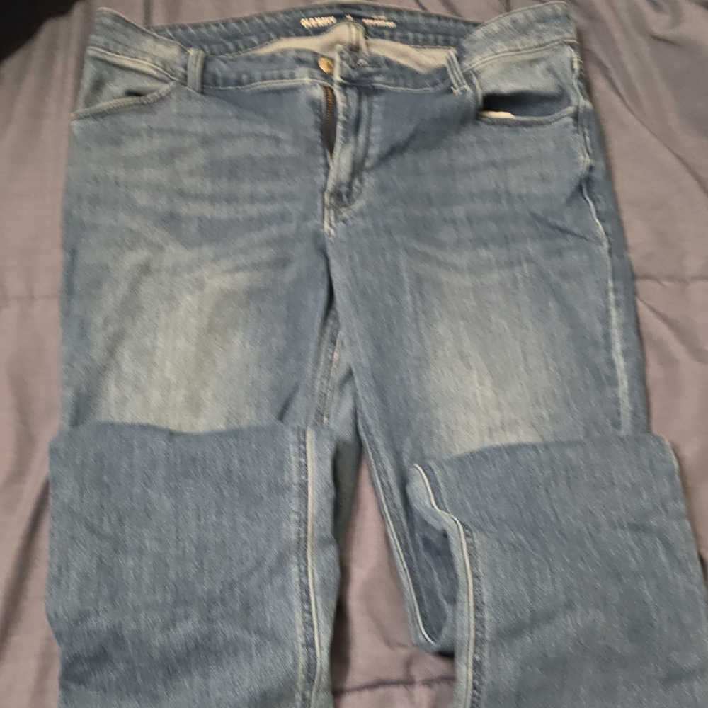 Old Navy Women's Med Blue Boot Cut Jeans